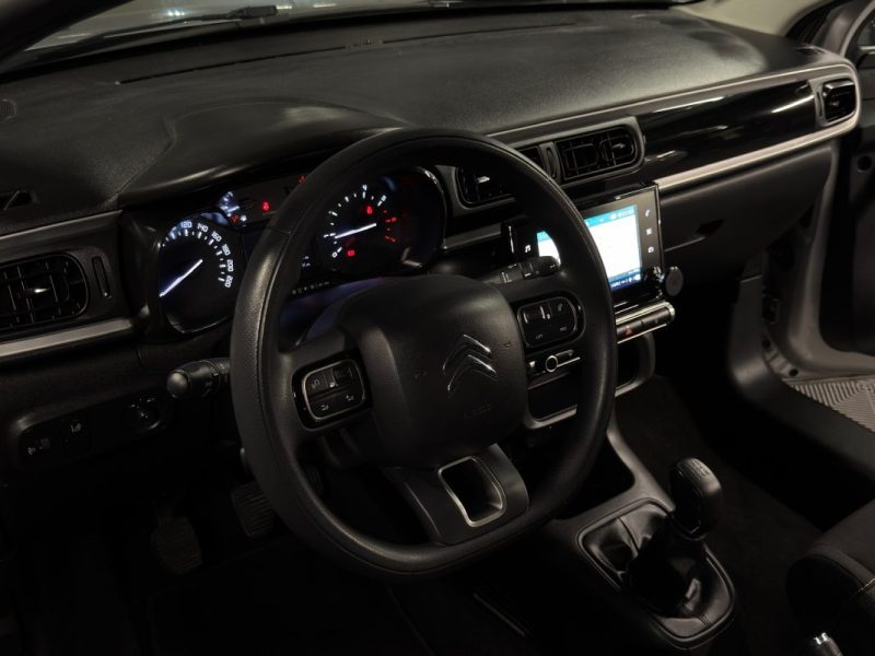 CITROEN C3 III FEEL 1.2 82 Cv APPLE CARPLAY & ANDROID / ECRAN TACTILE CRIT AIR 1 - GARANTIE 1 AN