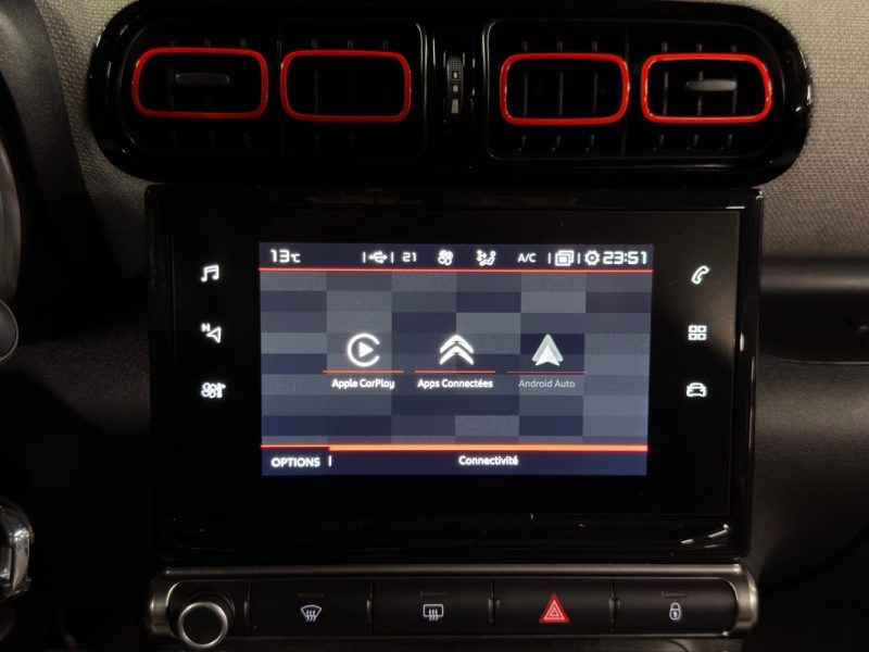 CITROEN C3 SHINE 1.2 110 Cv 1ERE MAIN / APPLE CARPLAY & ANDROID CRIT AIR 1 - Garantie 1 an