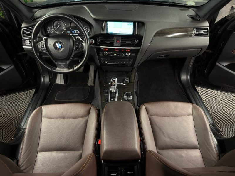 BMW X3 F25 PHASE 2 X-LINE XDRIVE 2.0 190 Cv BOITE AUTO TOIT OUVRANT INTERIEUR CUIR - Garantie 1 an