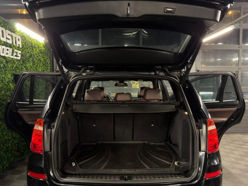BMW X3 F25 PHASE 2 X-LINE XDRIVE 2.0 190 Cv BOITE AUTO TOIT OUVRANT INTERIEUR CUIR - Garantie 1 an