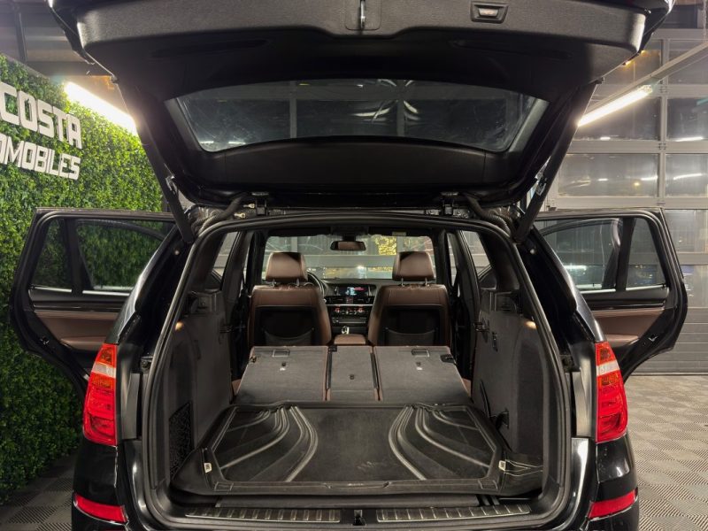 BMW X3 F25 PHASE 2 X-LINE XDRIVE 2.0 190 Cv BOITE AUTO TOIT OUVRANT INTERIEUR CUIR - Garantie 1 an