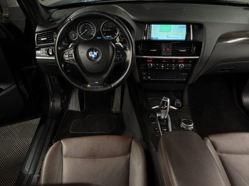 BMW X3 F25 PHASE 2 X-LINE XDRIVE 2.0 190 Cv BOITE AUTO TOIT OUVRANT INTERIEUR CUIR - Garantie 1 an