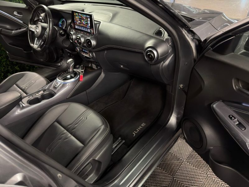 NISSAN JUKE III TEKNA 1.6 HYBRID 143 Cv 1ERE MAIN / INTERIEUR CUIR APPLE & ANDROID - Garantie 1 an