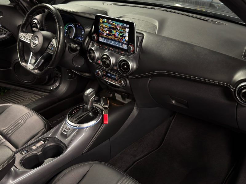 NISSAN JUKE III TEKNA 1.6 HYBRID 143 Cv 1ERE MAIN / INTERIEUR CUIR APPLE & ANDROID - Garantie 1 an