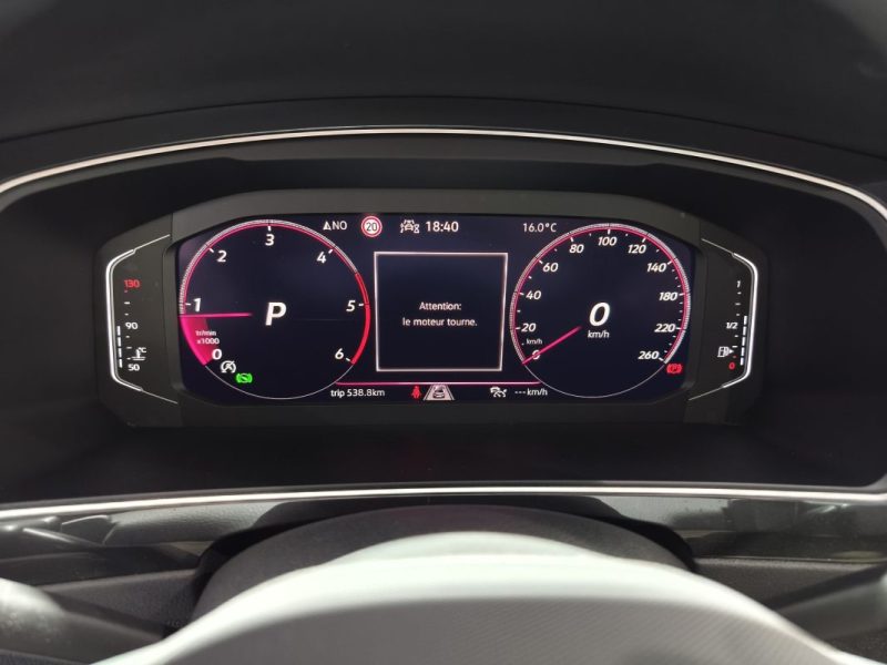 VOLKSWAGEN TIGUAN II 2.0 TDI 150Cv R-LINE DSG7 - toit ouvrant - attelage - 2022
