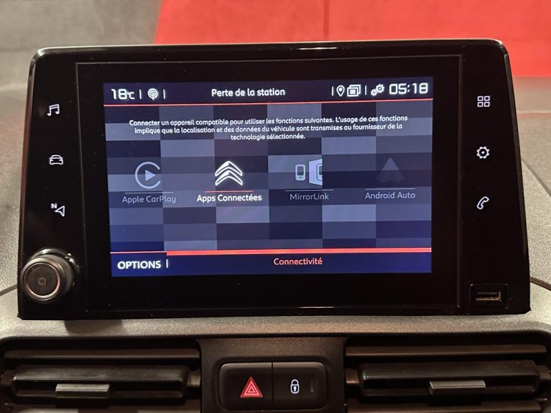 CITROEN BERLINGO M 650 1.6 BLUE HDI 100 CLUB 3 PLACES - Très bon état - Garantie 6 mois - 1ère Main 