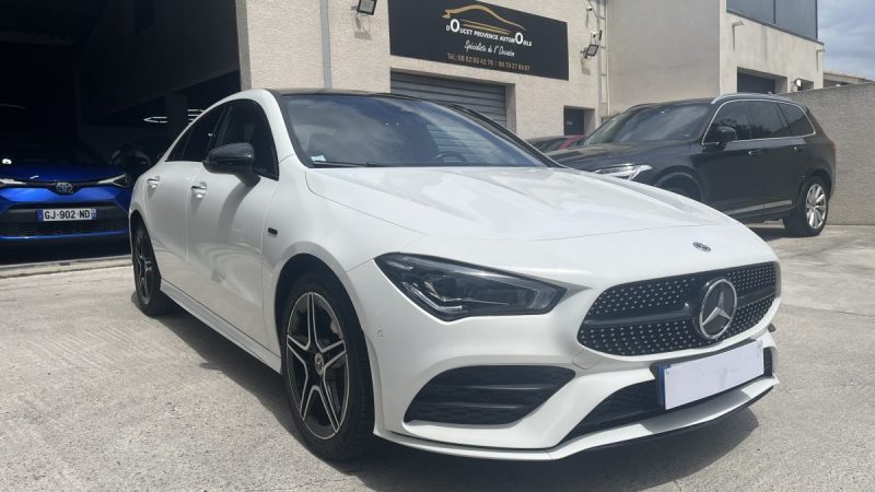MERCEDES CLASSE CLA Hybride Rechargeable 250 E 218 CH AMG LINE Toit Ouvrant 