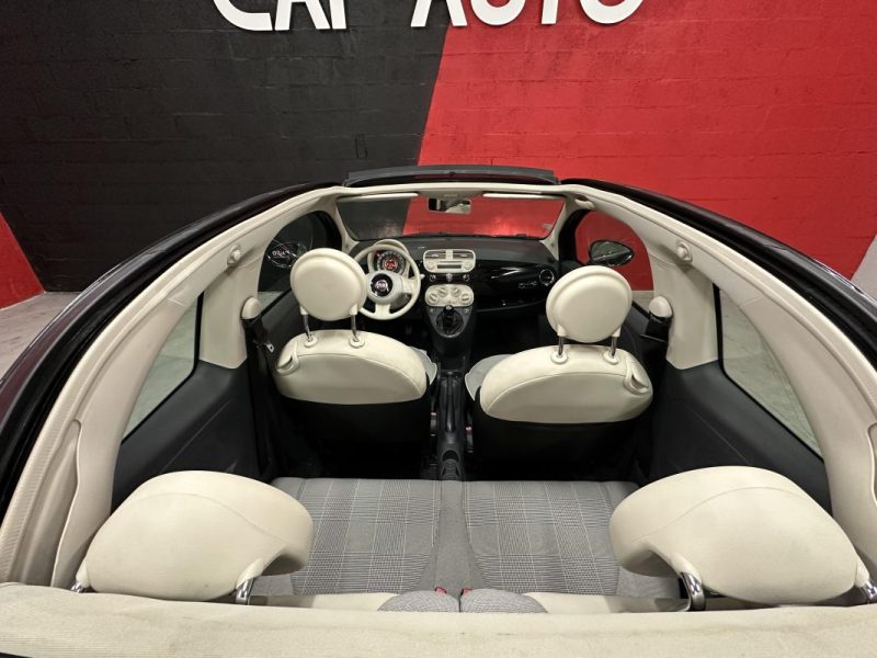 FIAT 500C 1.2 8V 69CH LOUNGE - Garantie 6 mois - CT ok -