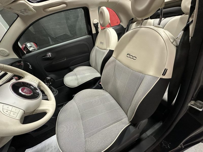 FIAT 500C 1.2 8V 69CH LOUNGE - Garantie 6 mois - CT ok -