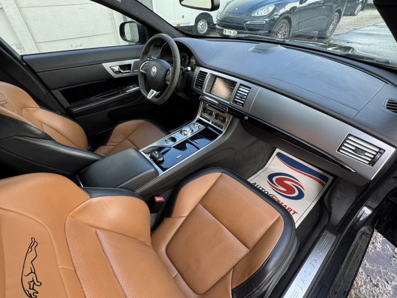 JAGUAR XF V6 3.0 D S 275CH PACK PORTFOLIO FULL OPTIONS GPS/CLIM/CUIR/XENON/TOIT 1er MAIN 