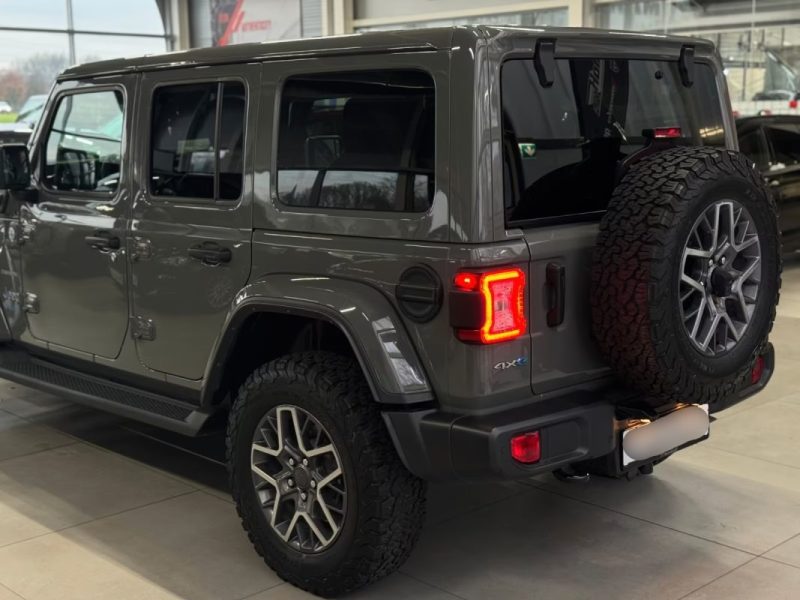 JEEP WRANGLER Unlimited 4xe 381ch / Attelage / Alpine Premium / Caméra / Sahara