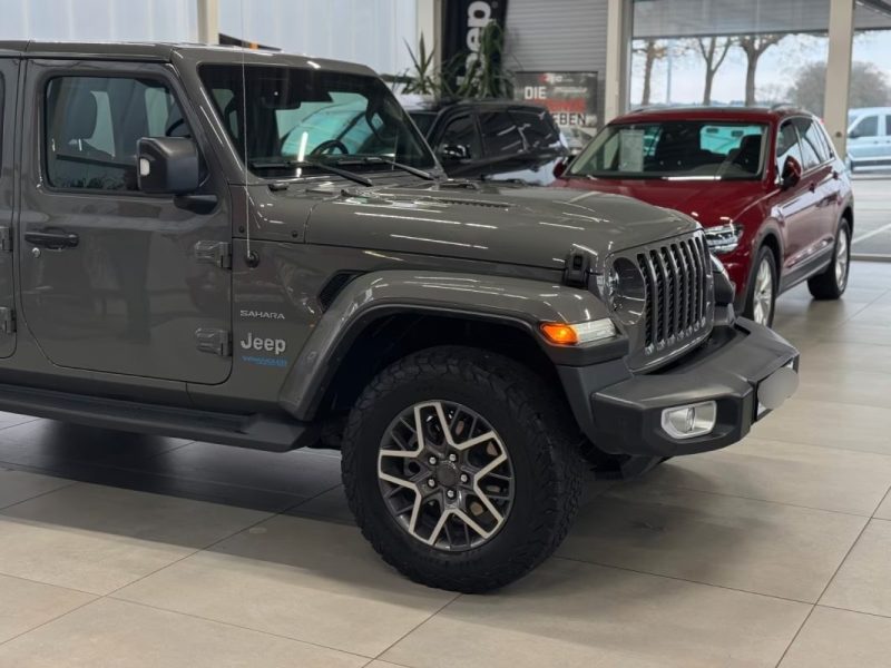 JEEP WRANGLER Unlimited 4xe 381ch / Attelage / Alpine Premium / Caméra / Sahara