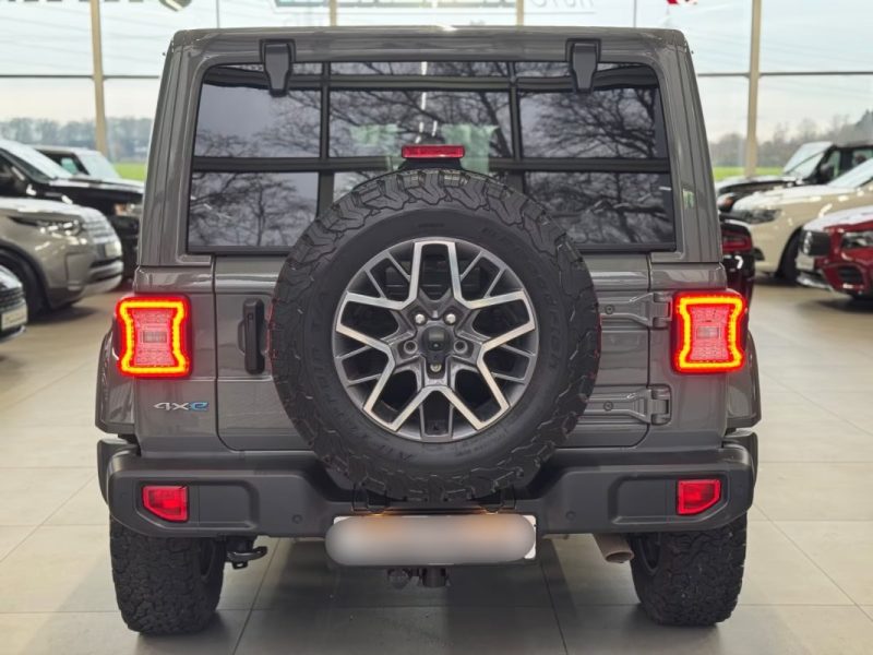 JEEP WRANGLER Unlimited 4xe 381ch / Attelage / Alpine Premium / Caméra / Sahara