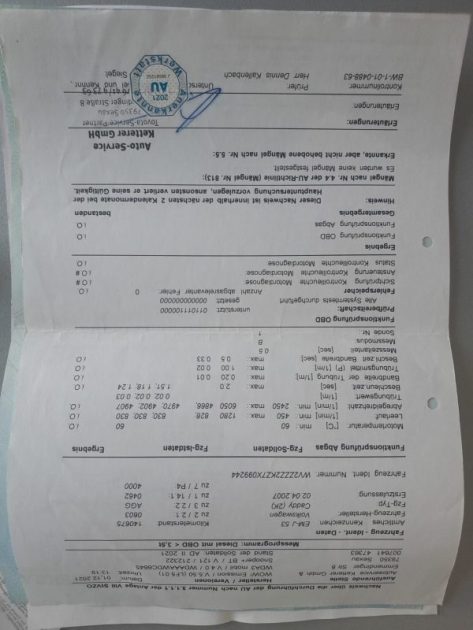 VOLKSWAGEN CADDY II 1.9 TDi 105ch BVA  DSG 5 PLACES