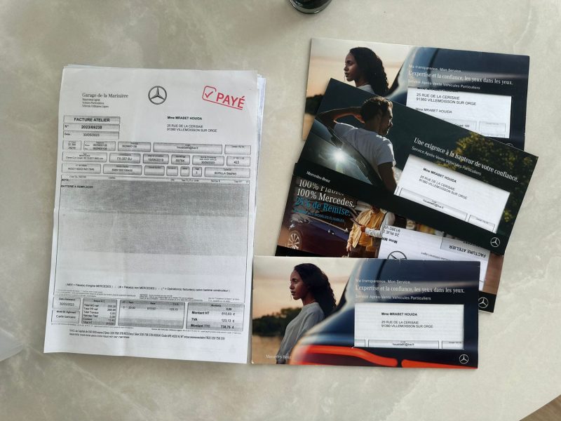 MERCEDES CLASSE CLA 180d PACK AMG LINE 1.5 CDI 116CH (FULL SUIVI MERCEDES, SIÈGES CHAUFFANTS) 