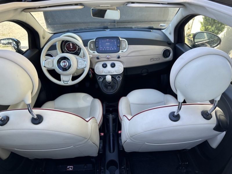 FIAT 500c cabriolet  1.0 70CH Yacht Club Capri 