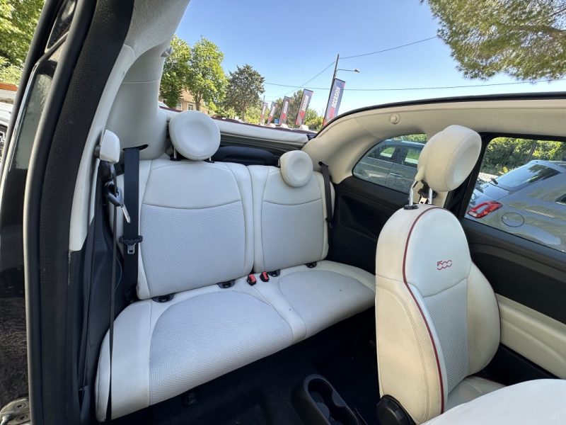 FIAT 500c cabriolet  1.0 70CH Yacht Club Capri 