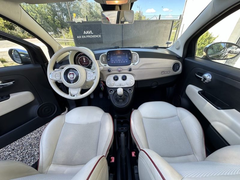 FIAT 500c cabriolet  1.0 70CH Yacht Club Capri 
