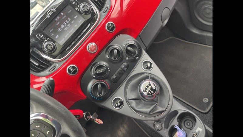FIAT 500 1.2 L 69 ch ROSSO AMORE EDIZIONE / TOIT OUVRANT
