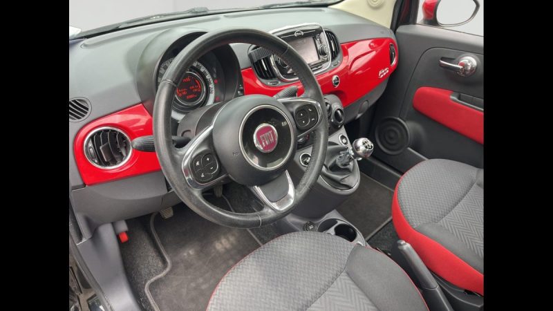 FIAT 500 1.2 L 69 ch ROSSO AMORE EDIZIONE / TOIT OUVRANT