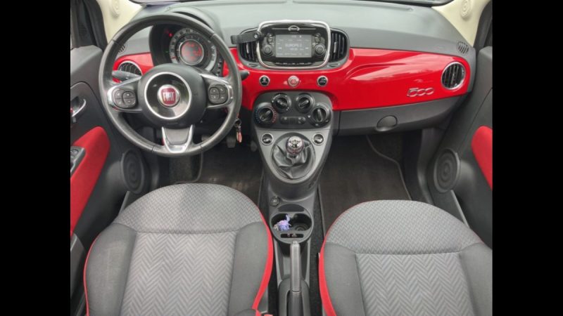 FIAT 500 1.2 L 69 ch ROSSO AMORE EDIZIONE / TOIT OUVRANT