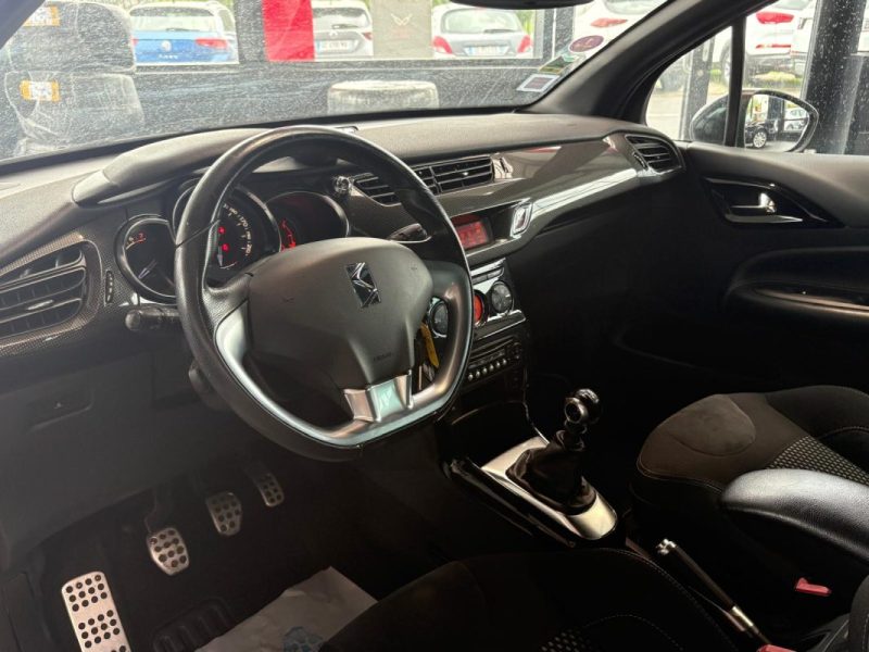 🚗 CITROËN DS3 1.6 THP 156ch ⚙️  📡 Radar de recul 🪑 Alcantara 🛞 Volant cuir