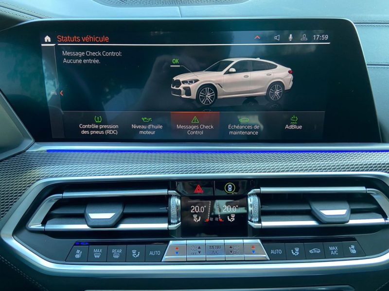 Bmw X6 3.0D M-Sport XDrive 265 ch/ Sièges confort cuir / Full entretiens / Garantie 12 mois