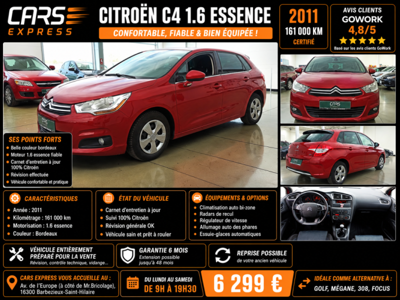 CITROEN C4 1.6 2011