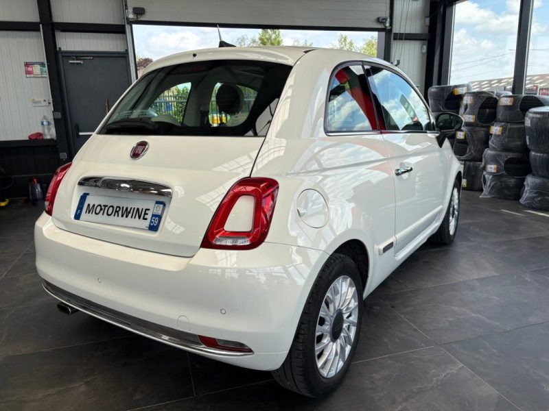 🚗 FIAT 500 1.2 8V 69ch ⚙️ S 📱 Bluetooth 📡 Radar de recul 🧭 GPS 📊 48 300 km