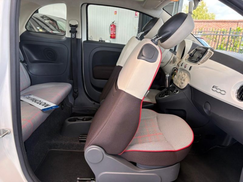 🚗 FIAT 500 1.2 8V 69ch ⚙️ S 📱 Bluetooth 📡 Radar de recul 🧭 GPS 📊 48 300 km