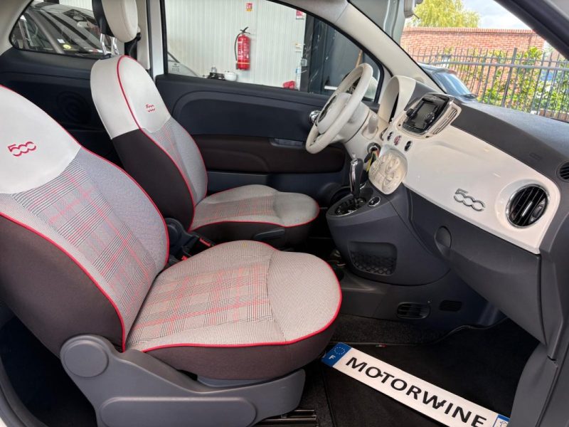 🚗 FIAT 500 1.2 8V 69ch ⚙️ S 📱 Bluetooth 📡 Radar de recul 🧭 GPS 📊 48 300 km