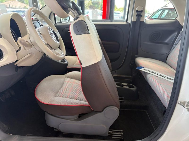 🚗 FIAT 500 1.2 8V 69ch ⚙️ S 📱 Bluetooth 📡 Radar de recul 🧭 GPS 📊 48 300 km