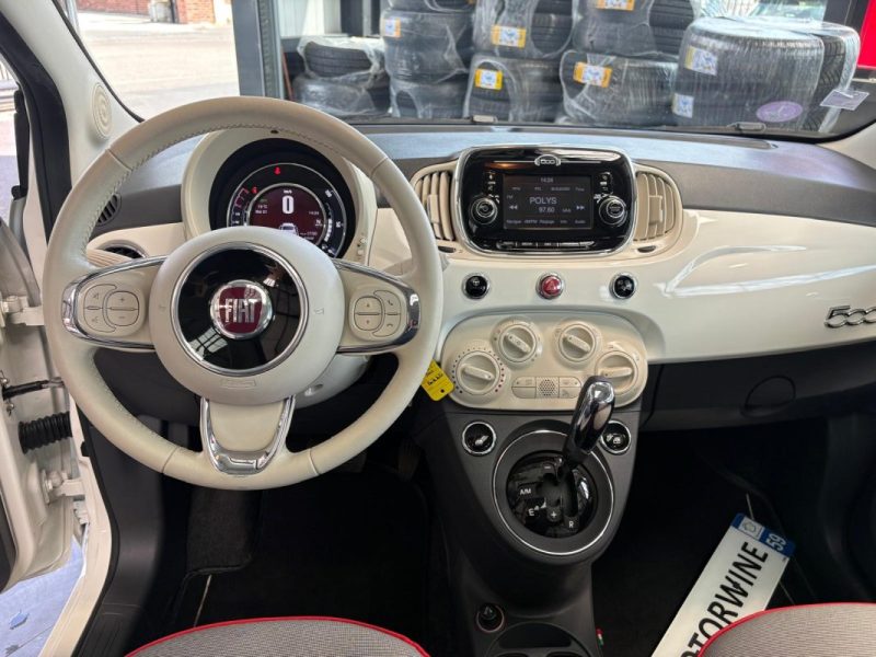 🚗 FIAT 500 1.2 8V 69ch ⚙️ S 📱 Bluetooth 📡 Radar de recul 🧭 GPS 📊 48 300 km