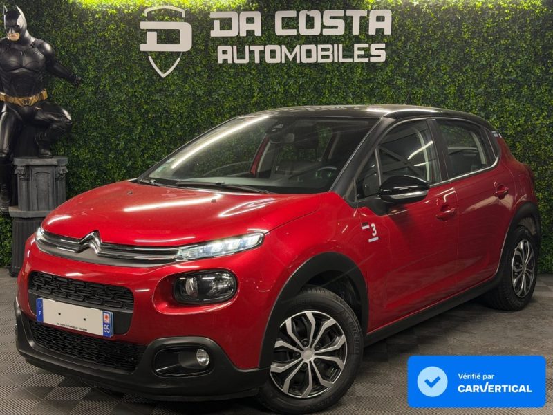 CITROEN C3 III FEEL 1.2 82 Cv 1ERE MAIN / 17 300 Kms APPLE CARPLAY & ANDROID - GARANTIE 1 AN