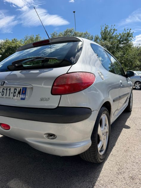 Peugeot 206 Quicksilver Essence – Révisée, Garantie 12 mois, Distribution neuve
