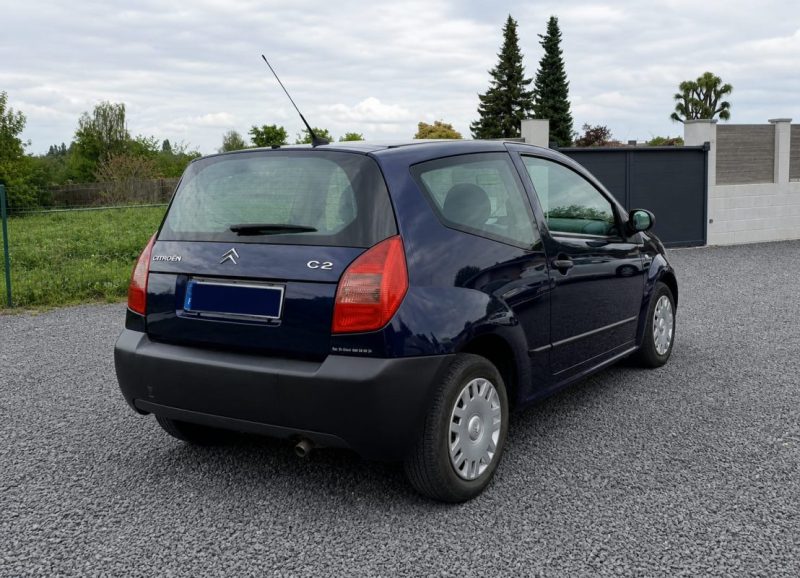 🚗 CITROËN C2 1.1i 60ch idéal jeune permis – 91 250 kms –