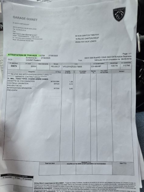 PEUGEOT 308 II 1.5 BLUE HDI 130 ACTIVE EAT 2018