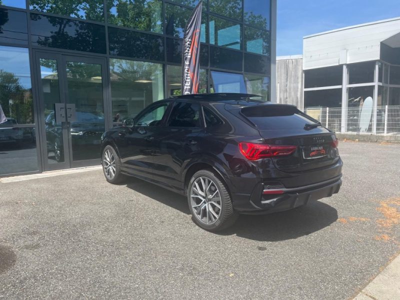 AUDI Q3 Sportback S Line 40 TDI 200 ch Quattro S Tronic 7 / Full Black / Toit Ouvrant