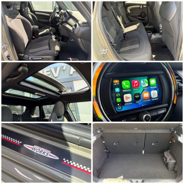Mini Cooper John Cooper Works 136ch / JCW / Toit ouvrant / LEDS / Accès confort / CarPlay / Ecran ta