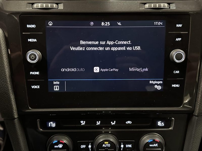 VOLKSWAGEN GOLF VII 1.0 TSI 115 CONFORTLINE BUSINESS DSG7 - 1ère Main - garantie 6 mois - 