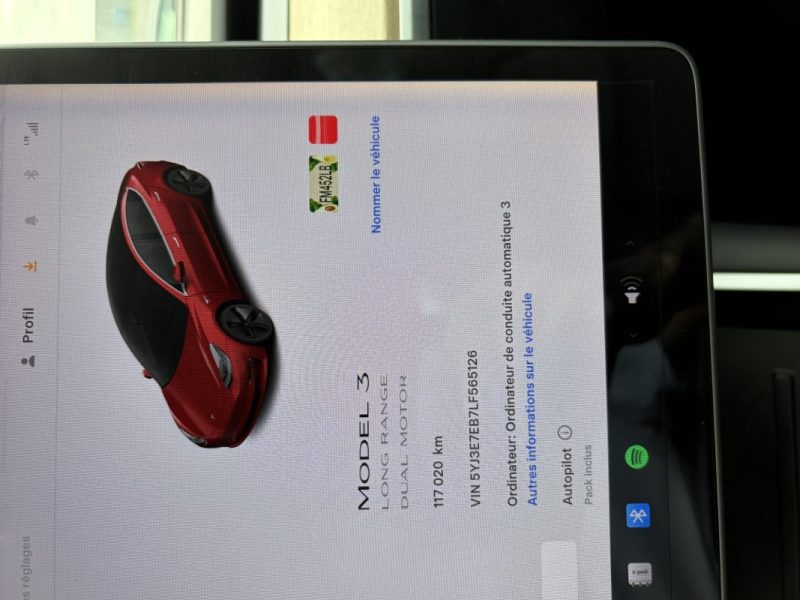 TESLA MODEL 3 LONG-RANGE DUAL MOTOR AWD 2019