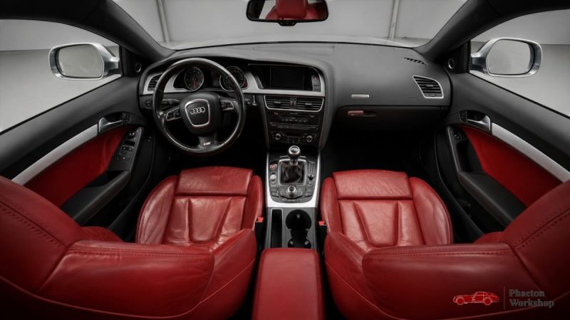 AUDI S5 COUPE V8 4.2L FSI QUATTRO 352 CH | BVM | CUIR ROUGE | B&O | TOIT OUVRANT | FRANCAISE
