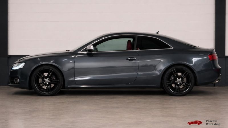 AUDI S5 COUPE V8 4.2L FSI QUATTRO 352 CH | BVM | CUIR ROUGE | B&O | TOIT OUVRANT | FRANCAISE