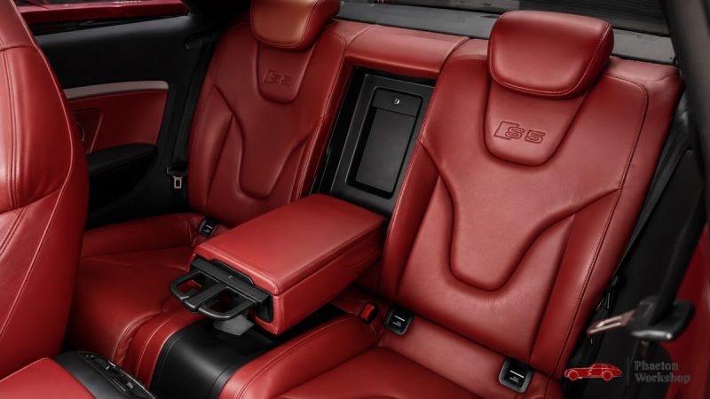 AUDI S5 COUPE V8 4.2L FSI QUATTRO 352 CH | BVM | CUIR ROUGE | B&O | TOIT OUVRANT | FRANCAISE