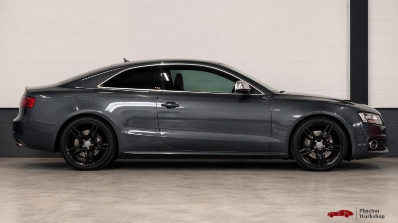 AUDI S5 COUPE V8 4.2L FSI QUATTRO 352 CH | BVM | CUIR ROUGE | B&O | TOIT OUVRANT | FRANCAISE