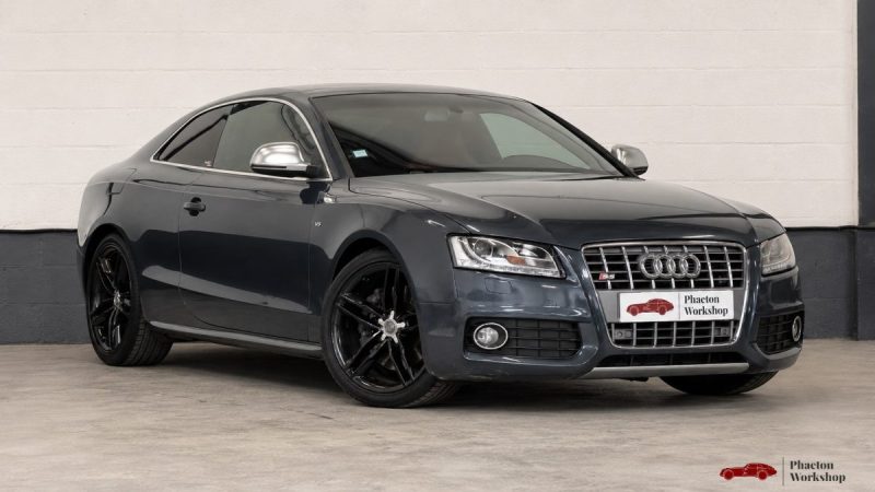 AUDI S5 COUPE V8 4.2L FSI QUATTRO 352 CH | BVM | CUIR ROUGE | B&O | TOIT OUVRANT | FRANCAISE
