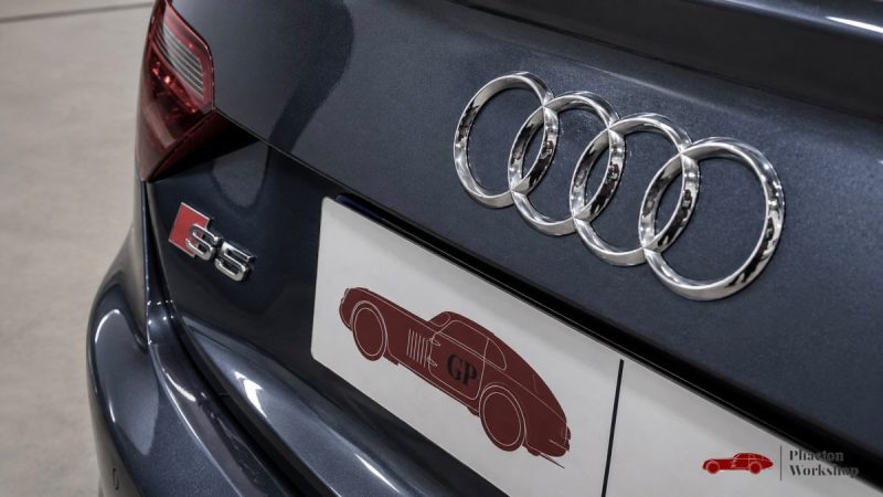 AUDI S5 COUPE V8 4.2L FSI QUATTRO 352 CH | BVM | CUIR ROUGE | B&O | TOIT OUVRANT | FRANCAISE