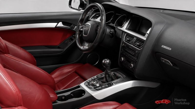 AUDI S5 COUPE V8 4.2L FSI QUATTRO 352 CH | BVM | CUIR ROUGE | B&O | TOIT OUVRANT | FRANCAISE