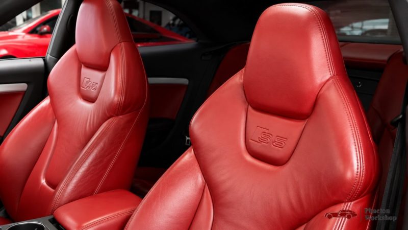 AUDI S5 COUPE V8 4.2L FSI QUATTRO 352 CH | BVM | CUIR ROUGE | B&O | TOIT OUVRANT | FRANCAISE
