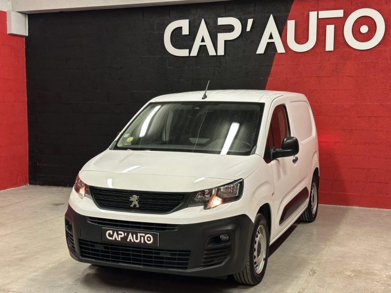 PEUGEOT PARTNER 3 STANDARD 650KG BLUEHDI 130CH S&S ASPHALT EAT8 3 PLACES - 1ère Main -